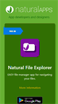 Mobile Screenshot of naturalapps.com